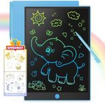 14 Inch LCD Writing Tablet for Kids, Toys for Girl, Drawing Pad. Doodle Board with Erase, Lock Function & Colorful Screen. Digital Notepad for Toddlers. Learning Girls Gifts for 3 + Year Old - Blue