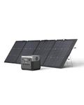 EF ECOFLOW Solar Generator RIVER 2 Pro 700, 716Wh LiFePO4 Battery with 220W Solar Panel, 3x300W AC Outlets (1600W Surge), Portable Power Station for Home Backup Outdoors Camping RV Emergency