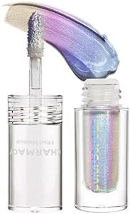 CHARMACY Chameleon Glitter Eyeshadow, Liquid Shimmer Sparkle High Pigment Duochrome Eye Shadow, Longer-Lasting With No Creasing Eye Cosmetics （08）