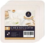 Precut Cheesecloth, 15 x 15'' 4 Pac