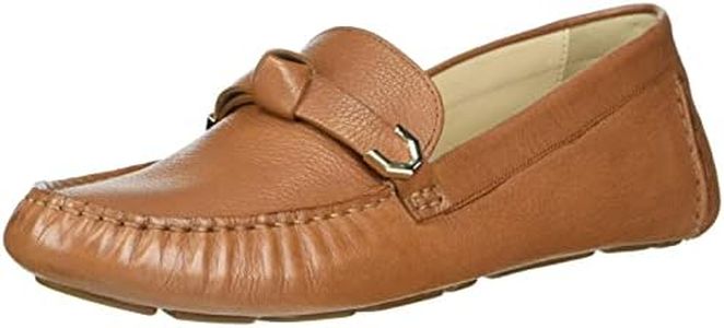 Cole Haan Women's Evelyn Bow Driver Driving Style Loafer, Pecan Leather, 6