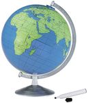 Interactive 12 Inch Write-On Geographer Globe w Dry Erase Marker