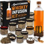 Whiskey Infusion Kit + Wood Chips (Bold 4-Pack) - Mixology-Set for Bartender - Whisky, Bourbon, Vodka Gift for Men - DIY Kits for Adults - Bartender Kit - Valentine Whiskey Gifts for Men and Women