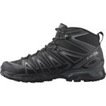 Salomon Men's X Ultra Pioneer MID CLIMASALOMON Waterproof Hiking Boots Climbing Shoe, Black/Magnet/Monument, 10.5