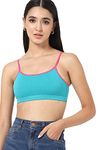 INTIMACY LINGERIE Girls' Viscose Non-Padded | Non-Wired | Medium Coverage | Slipon | Regular Brassiere | 1 Piece | with Super Soft (Bb01/S/Lake Blue)