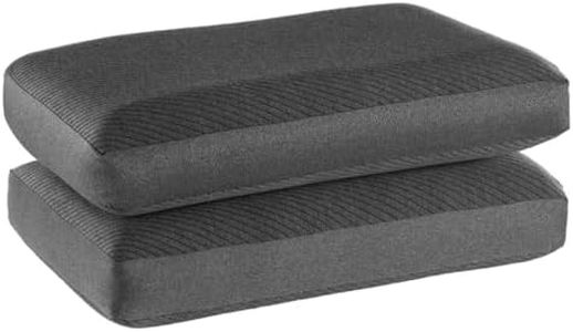 Wakefit Memory Foam Pillow | 1 Year Warranty | Orthopedic Pillows for Neck Pain, Pillow Memory Foam, Memory Pillow for Sleeping (25 x 15 x 4 inch, Set of 2 - Dark Grey, Large - Regular)