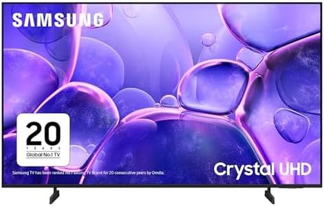 Samsung Smart TV 43'' U8000F Crystal UHD 4K TV, Crystal Processor 4K, Motion Xcelerator, Gaming Hub, Knox Security, Metal Stream Design [2025]