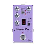 Rowin RE-05 Looper Pro Guitar Multi-Effect Pedals With Looper Delay Chorus Reverb And Tuner On one Pedal True Bypass