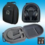 V-MOTA TDC headphone suitcase Carry case boxs For Audio-Technica ATH-L3000 ATH-W1000Z ATH-A950LTD ATH-W1000X ATH-W5000 ATH-A900ti ATH-A5X ATH-A9X ATH-A7X ATH-A100TL ATH-W10VTG (headset suitcase)