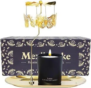 Birthday Gift for Women, Unique Butterfly Candle Gift for Mothers, Sisters, and Best Friends, Gift of Rotating Scented Candles for Mother's Day,Christmas,Easter,6 oz.