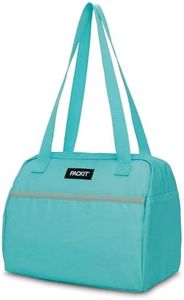 PACKIT Freezable Hampton Tote Bag - Stylish Design Picnic Lunch Cooler Bag for Travel, Cool On-The-Go Convenience - 27x20x22cm (Mint)