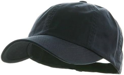 MG Low Profile Dyed Cotton Twill Cap, mens, Navy, One Size