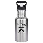 KenBerry Stainless Steel Water Bottle, Set of 1, Silver (500 ML)