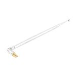 sourcing map Telescopic Aerial Antenna, FM AM Radio Telescopic Antenna Aerial 13cm to 50cm 6 Sections, Portable TV Home Stereo Receiver for VCD, Remote Control, Portable Radio, Stainless Steel