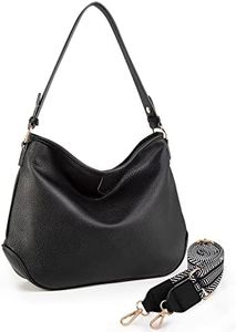 Montana West Hobo Bags for Women Purses and Handbags Top Handle Shoulder Bags with Adjustable Guitar Strap MWC-085BBK