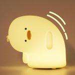 Anywin White Duck Night Light, Cute Duck Toys for Kids LED Nursery Warm Color Lamp Rechargeable Dimmable Timer for Room Decor, Creative Birthday Xmas Holidays Gifts for Girls Boys Women Men