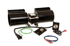 GFK-160A Fan Kit with Rheostat Control and Temperature Disk, Fireplace Blower Fan Kit by Spotix