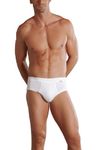 Jockey® Luxury Cotton High Rise Brief, White, M