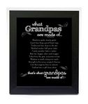 Grandpa Chalkboard Frame - Gift for Grandpa for Father's Day, Birthday, Birth of Grandchild