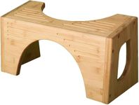 Squatty Potty Bamboo Flip Toilet Stool 7" & 9"