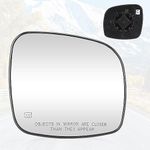 YOUXMOTO Mirror Glass Passenger Right Side for 2008-2016 Chrysler Town & Country; 08-2020 for Dodge Grand Caravan; 2012-2015 for RAM C/V; 09-14 for VW Routan Heated Glass, ‎68026177AB/ 68026176AB