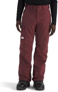 The North Face Men's Freedom Pant - Waterproof, Non-Insulated Snow Pants for Ski & Snowboard, Cargo Pockets, Ankle Gaiters, Sumac, Medium Regular