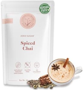 5 Sparrows Sugar-Free Spiced Chai Latte Flavored Drink Mix- Stevia, Keto Friendly, No Sugar Coffee Creamer, 10 oz