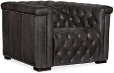 Hooker Furnishings Recliner in Full-Grain Leather for the Living Room in Heritage-Craft Construction