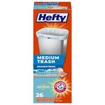 Hefty Medium Trash Bags, Ocean Water Scent, 8 Gallon, 26 Count