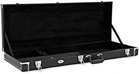 Guitar Hard Case for Electric Guitars - Lockable with Plush Lining