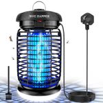 WUEAOA Bug Zapper Illuminated, 4200V 15W UV Mosquito Killer Lamp, Waterproof IPX4, Tasteless and Non-toxic, Electric fly zapper for indoor and outdoor