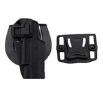 WISEONUS Airsoft Tactical Waist Pouch Right Hand Paddle Holster Belt Case for Colt 1911