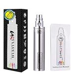 WOLFTEETH Genuine GS EGO II 2200mAh Huge Battery 510 E-Shisha E-Cigarette Lumia Edition (0ml Nicotine Free/Silver 10401 WT)