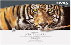 LYRA Rembrandt Polycolor Art Pencils, Set of 36 Pencils, Assorted Colors (2001360)
