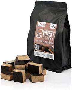 BBQ-TORO Trozos de Madera de Roble Whisky | 500 g | Ahumar | Ahumado de Barbacoa | para Parrilla de Gas | Fumadores | Virutas