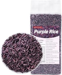 Purple Rice 17.63oz New Rice in the season brown Purple glutinous rice Coarse Cereals