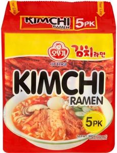 Ottogi Kimchi Ramen Noodle 5 Packets, 600 g