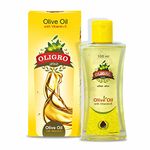 Leeford Oligro Body Massage Olive Oil Pack of 3 (100ml Each)- for Body Massage & Hair Care|Goodness of Vitamin E & Almond Oil|Helps to Nourish & Glowing Skin|Pure & Natural -for Both Men & Women