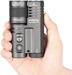 ACEBEAM LED & Zoomable LEP Flashlight, Terminator M1 Limited Edition 1750 Yards Ultra Long Throw 3500 Lumens Bright Flashlights Spotlight Floodlight Dual Light Sources for Hunting, Search and Rescue