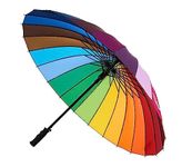 RESHMA EPHEMERAL 16 Ribs Rainbow Umbrella | Umbrella for Rain, Windproof Umberalla Large Kids,Girls,Boys