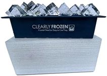 ClearlyFrozen High Capacity (21 x 1.3 Inch) Home Clear Ice Cube Tray/Ice Cube Maker with Multi-Size Mold Design Expandable to 21 1.3 x 1.3 x 2 Inch Ice Rectangles