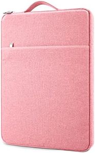 MicaYoung 11 Inch Laptop Sleeve Carrying Case with Pocket Handle for 11 inch Mac Acer Asus Dell Chromebook VivoBook HP Stream Samsung Chromebook 2 3 4, 12 inch Surface Pro 3 4 6 7 7+, Pink