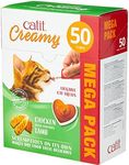 Catit Creamy Chicken & Lamb Lickable Cat Treats 50 Pack