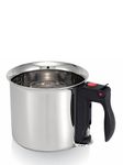 BEKA 12040154 Cookware Bain Marie Double-Walled Pot with Water Level Indicator, 16 cm, Stainless Steel, 1.7 liters, Inox