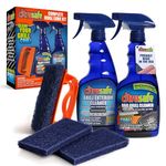 Bryson Industries Grill Cleaning Kit - BBQ Grid and Grill Grate Cleanser, Exterior Cleaner, and Scrubber by Citrusafe (16 oz Each)