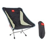 GRAND TRUNK Alite Mantis Chair | Lightweight Stable Camping Chair | Portable, Quick and Easy Setup | Lawn Chair for Hiking, Backpacking, Fishing and Beach - Black