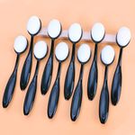 UNIMEIX 10 Pack Blending Brushes for Card Making Blending Tools for Drawing Blending Brushes Blender Brush（Size 3, 1.18" Brush Head, Black）