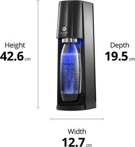 SodaStream E-Terra Sparkling Water Maker – Black