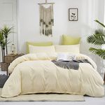 karever Off White Comforter Set Cal King Ivory Bedding Set Solid Ivory Comforter Set California King Men Off White Bedding Set Women Soft Off White Cal King Comforter Set Skin Friendly Bedding Set