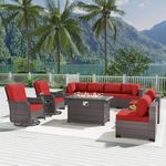 Gotland 11 Pieces Outdoor Patio Fur